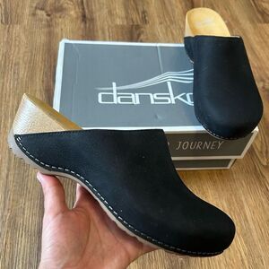Dansko Women's Black Clogs, Worn 1x, No Box